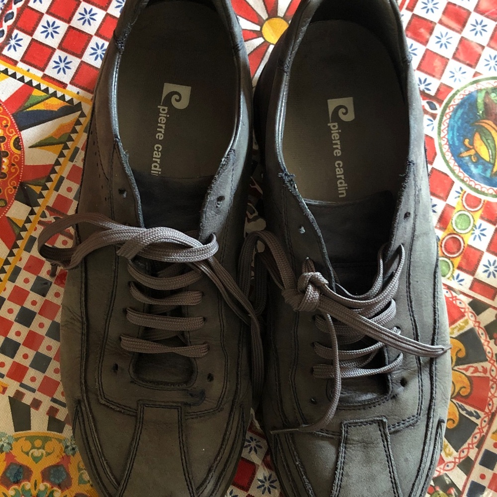 Pierre Cardin Men's Dark Gray Sneakers